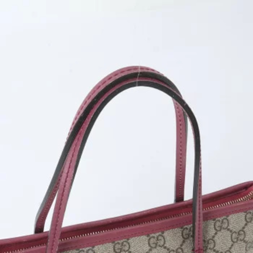 Gucci GG Supreme Leather Tote Bag Brown - Picture 2 of 8